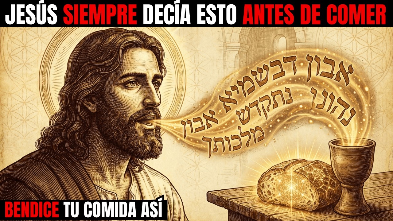 Jesús REVELÓ 5 PALABRAS ARAMEAS Que Debes Decir Antes De COMER — Transforman Comida En MEDICINA