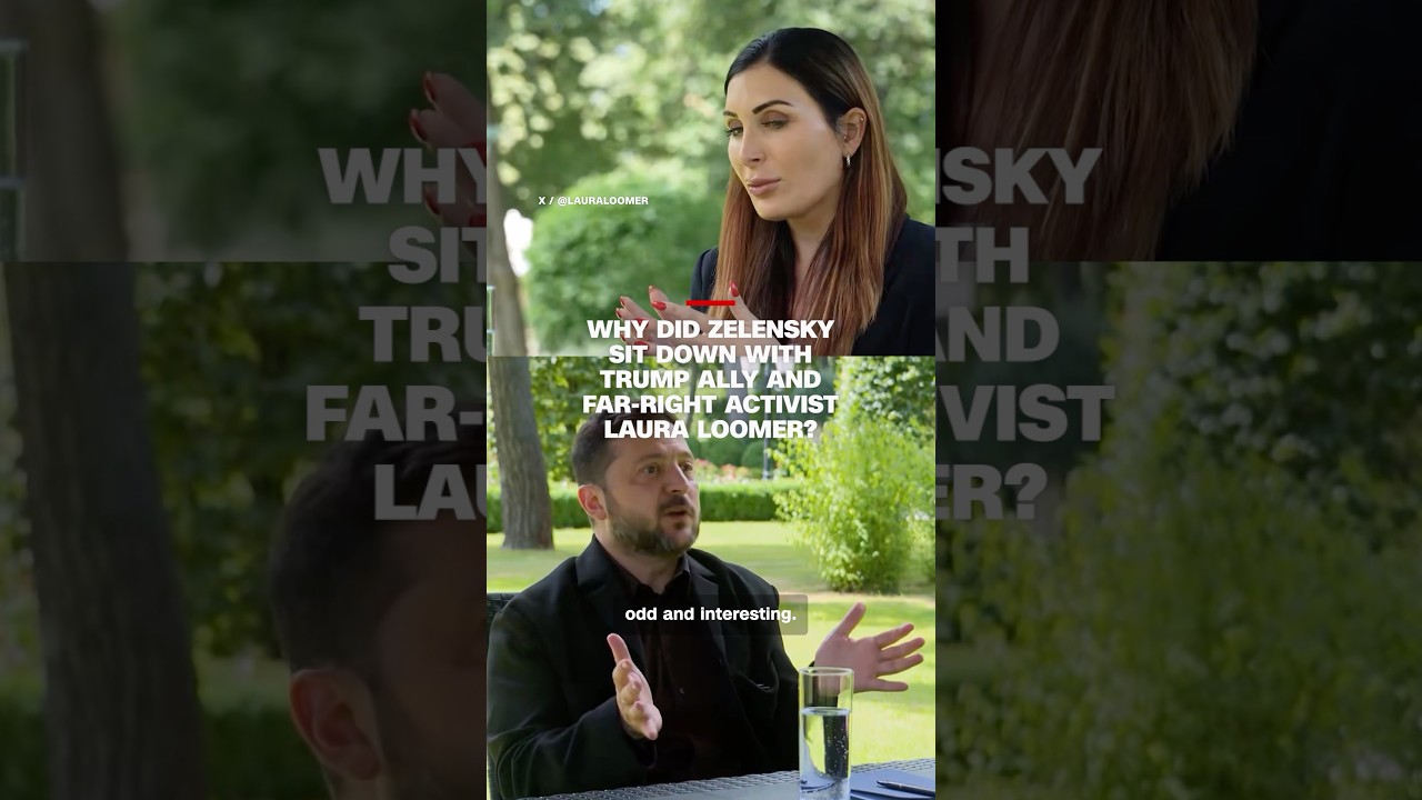 Why did Zelensky sit down with Trump ally and far-right activist Laura Loomer?