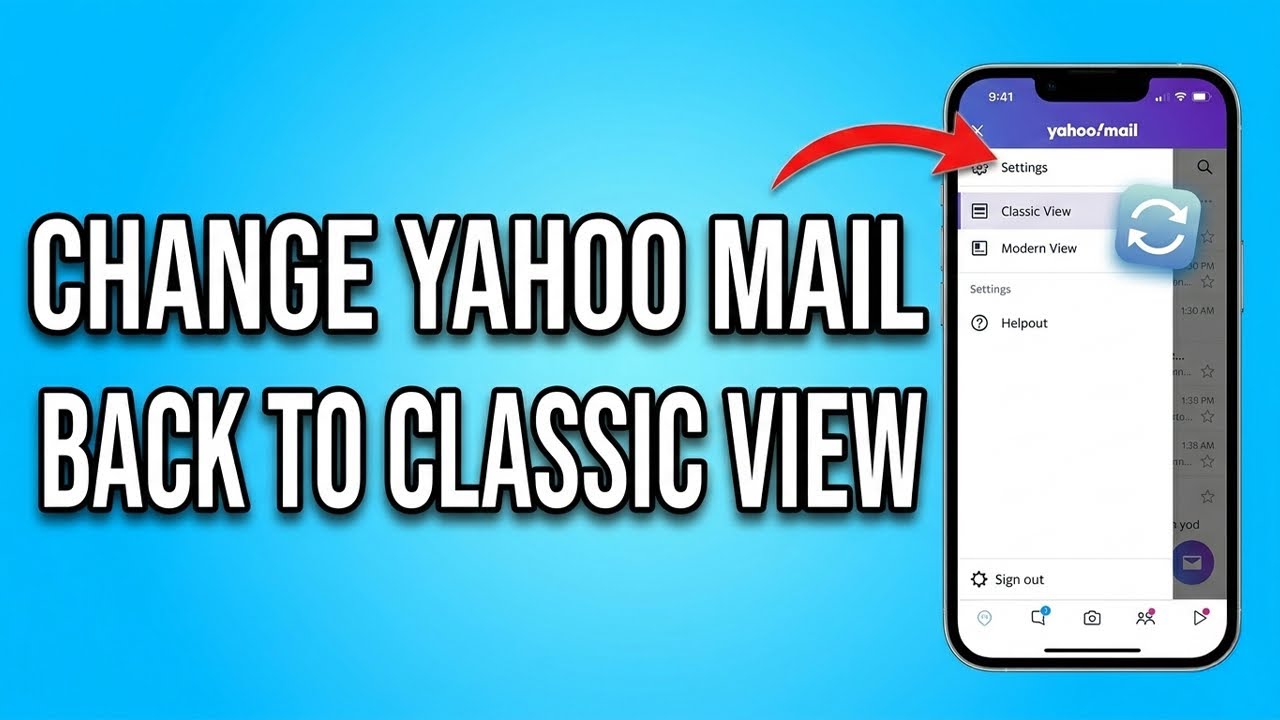 How to Change Yahoo Mail back to classic view