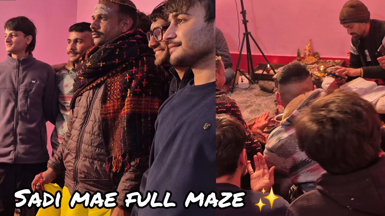 Aj shadi mae kiye full maze 😍