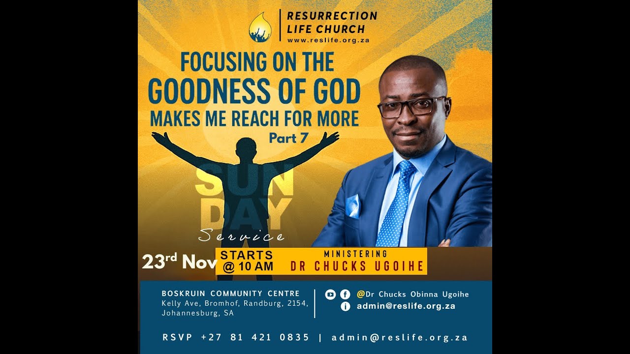 Focusing on the Goodness of God Make Me Reach for More - Part 7