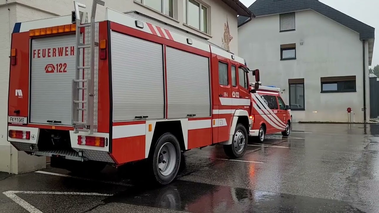 Unwetter in Vorarlberg am 19.08.2022 - Feuerwehr Feldkirch im Einsatz - Überschwemmungen