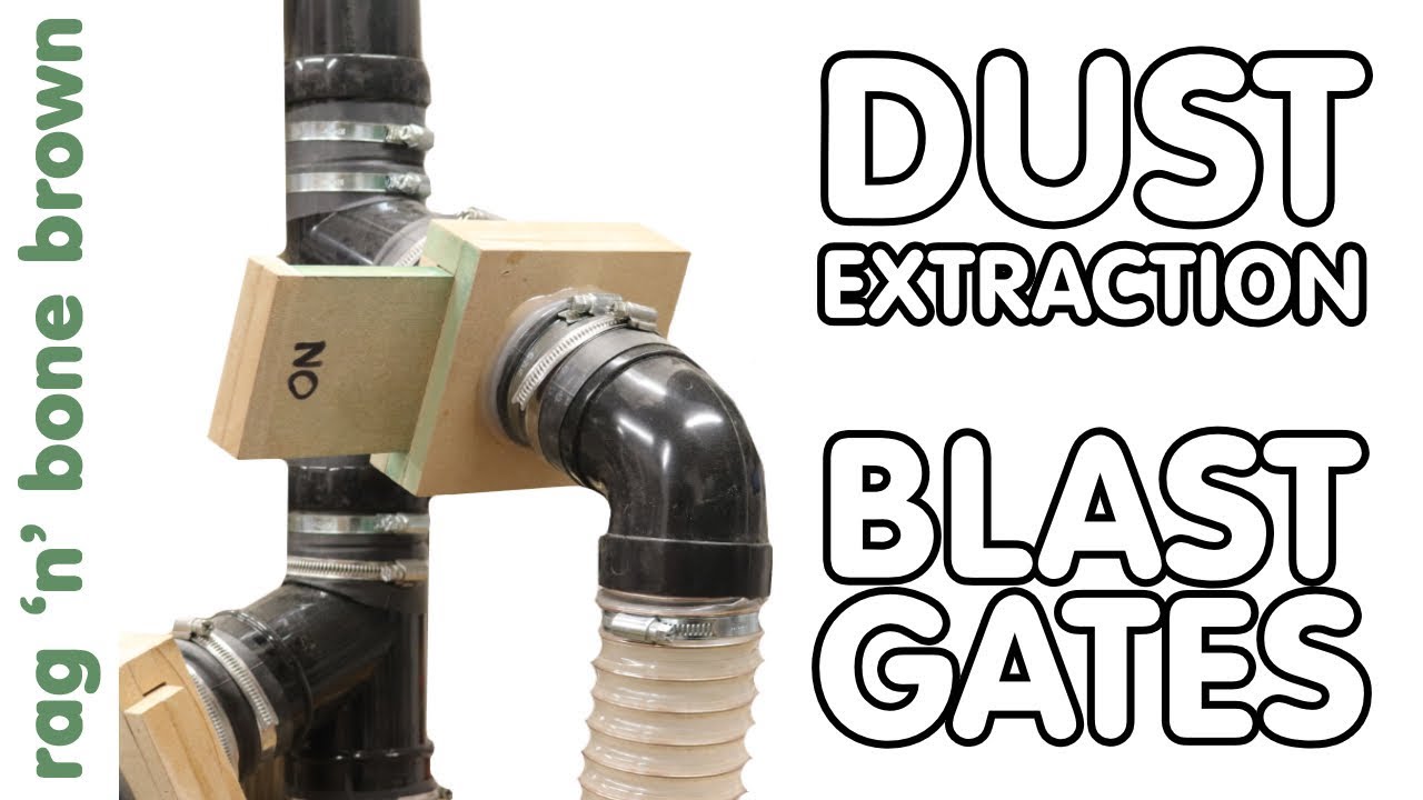 Making DIY Blast Gates For Dust Extraction