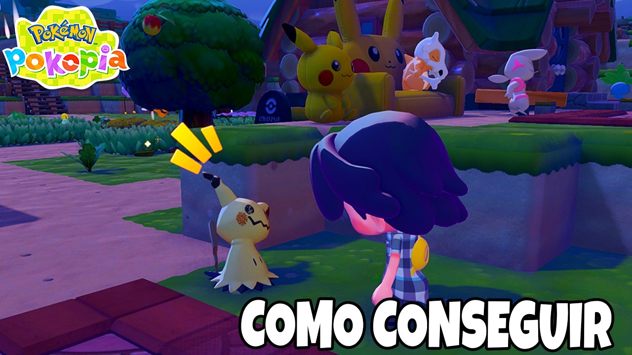 how to get MIMIKYU in POKEMON POKOPIA / LOCATION of the SOFA of PIKACHU