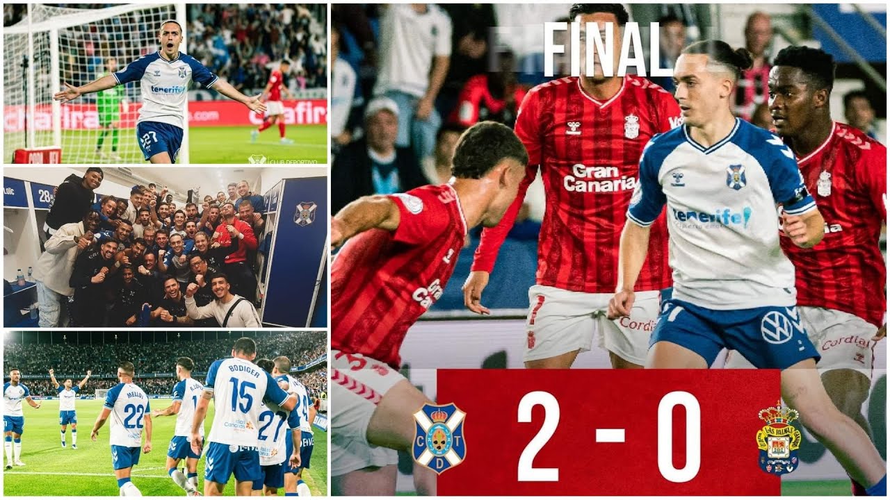 CD Tenerife 2:0 UD Las Palmas. Copa del Rey 23-24