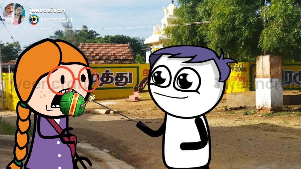 part-425 பூமாரி வாயில் வெடி வைத்த சதிஸ் |diwali special @jeevasivan#jeevasivan #thoothukudislang