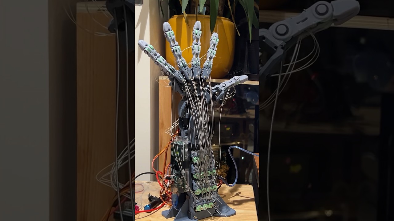 7 Years of Designing my Bionic Hand #engineering #3dprinting #robot
