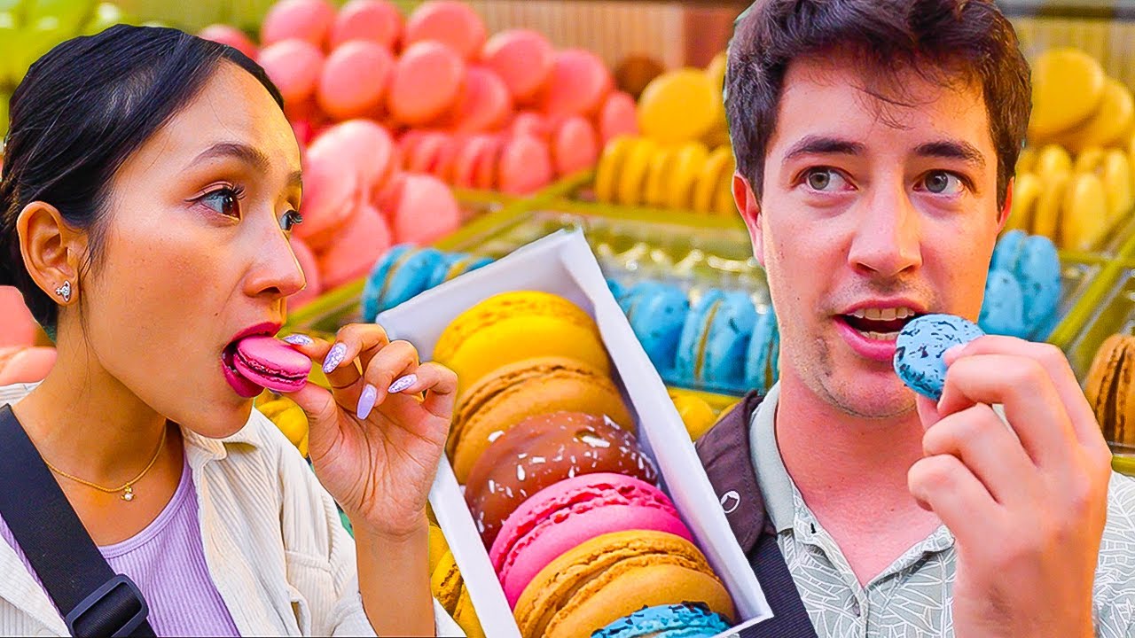 24 Hours of STREET FOODS in Paris, France 🇫🇷  Cr&ecirc;pes, Macaron, Jambon-Beurre & More!