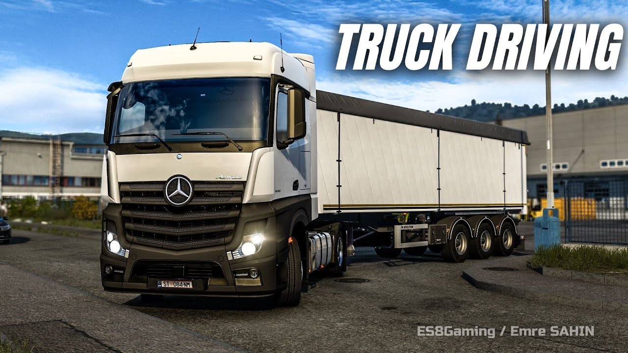 Scenic Driving on the West Balkans Roads with Actros MP4 | Euro Truck Simulator 2 - Gameplay 4K
