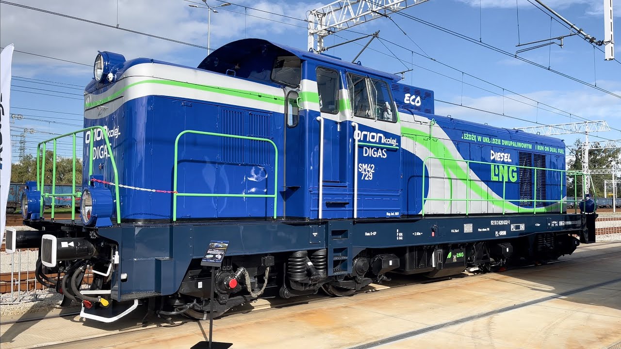 TRAKO 2025 zmodernizowane maszyny ORION Kolej GAZODIESEL SM42-729 & 6Dm-02 🛤️