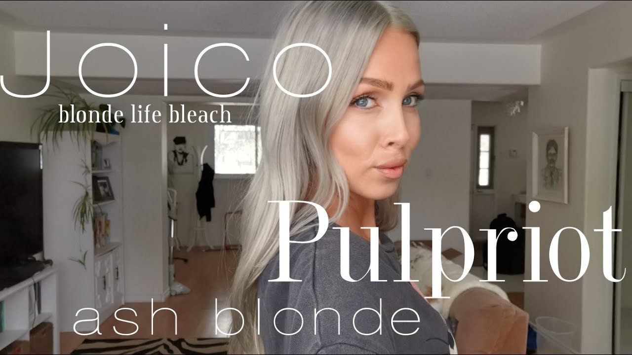 Updated how I beach my hair joico blondelife bleach pulpriot Ash toner #joico #hairstylist #pulpriot