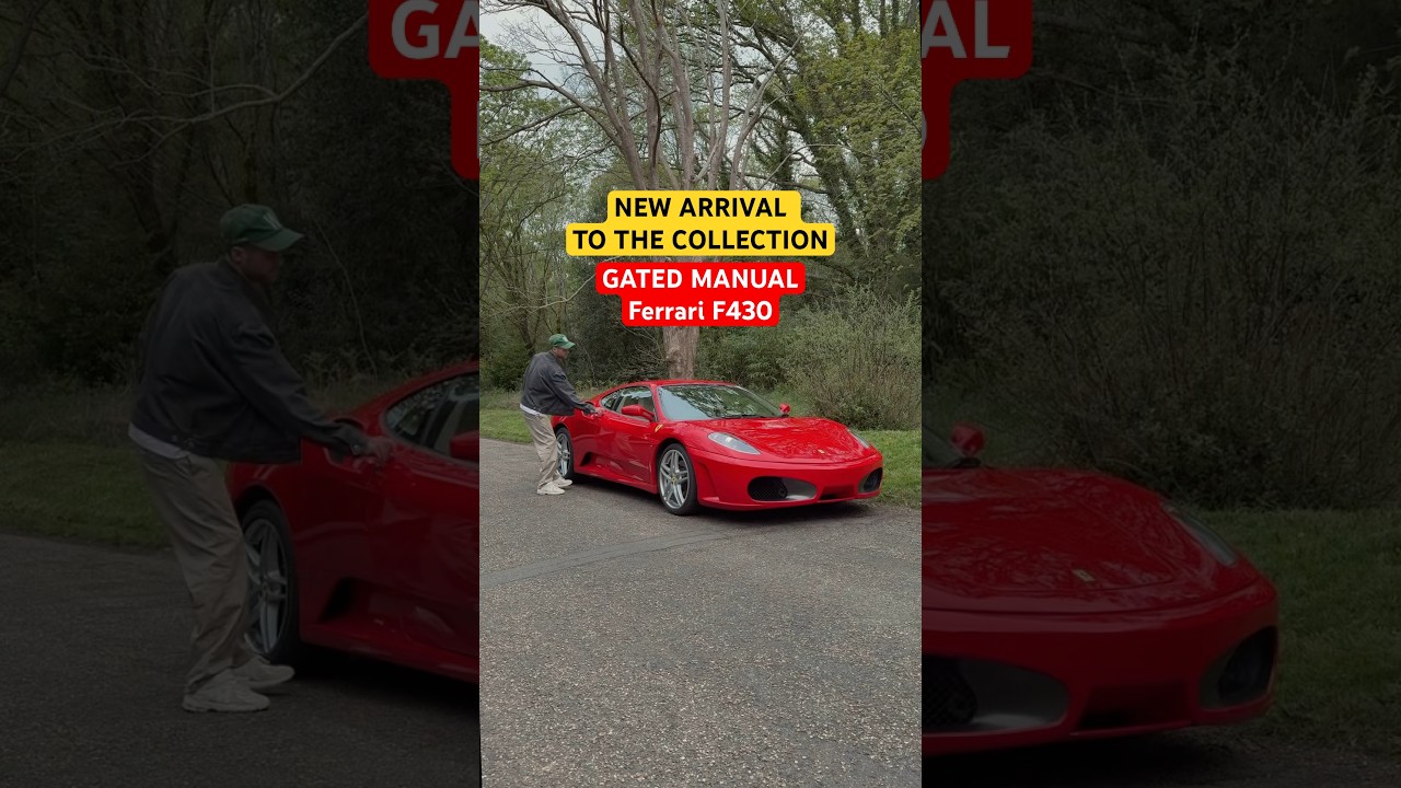 Here she is! My manual Ferrari F430 - full vid now live on my channel! 🐎 #Ferrari #F430