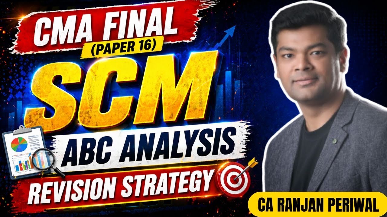 CMA Final SCM (P16) Most Important Chapters