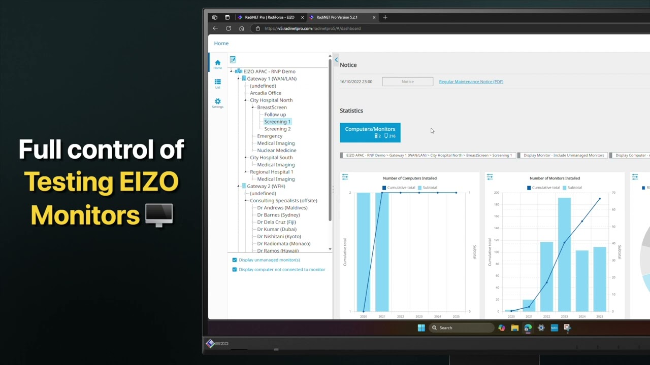 EIZO RadiNET Pro 5 Tutorial (2025)