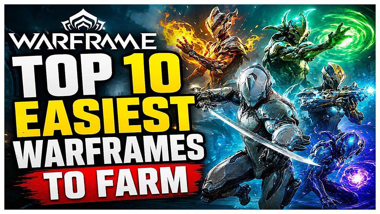 Top 10 Easiest Warframes To Farm For Beginners! (Warframe Guide 2024)