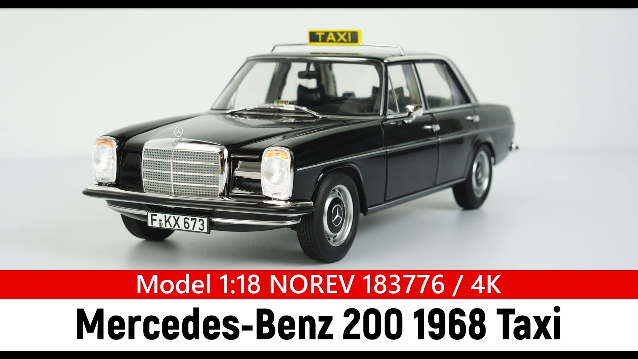 Model 1:18 Mercedes-Benz 200 1968 Taxi NOREV 183776 / 4K