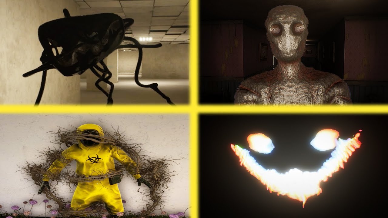 Escape The Backrooms - All Death Jumpscares【Version1.0】【4K60FPS】