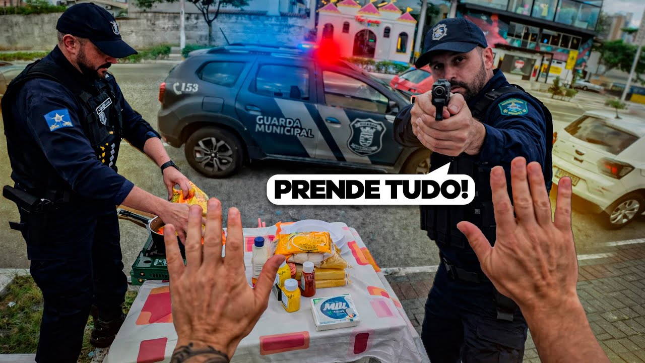 BATEU A FISCALIZAÇÃO E A POLÍCIA LEVOU TUDO… FIM DO HOT DOG!