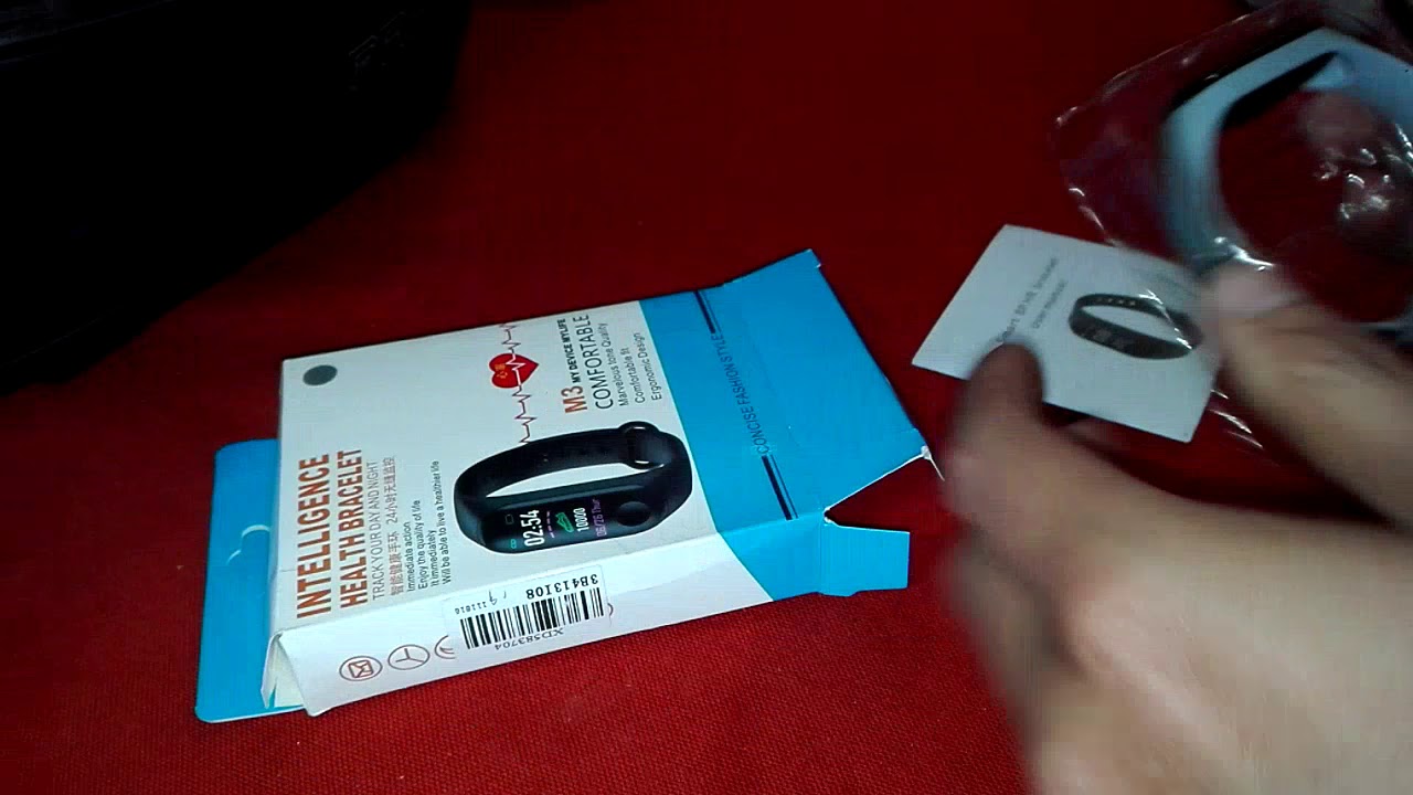 Pulsera inteligente M3 no encendió. (Video Evidencia).