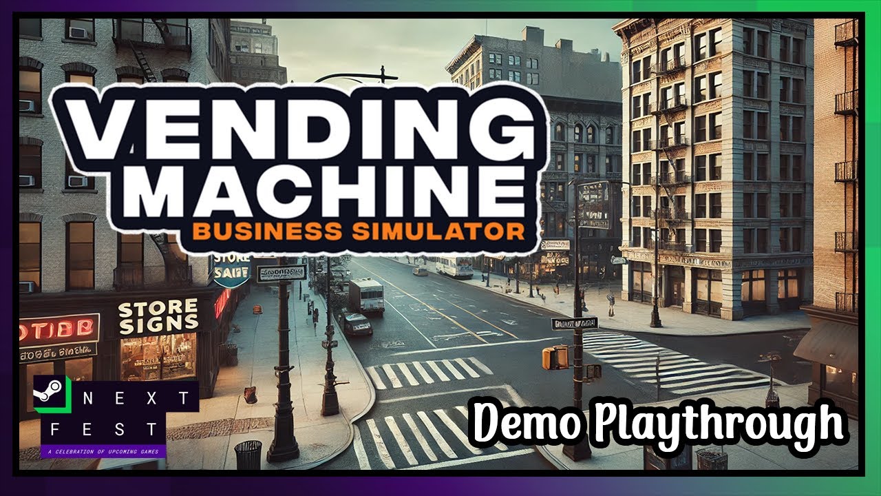 Vending Machine Business Simulator | Demo Playthrough | October 2024 Next Fest