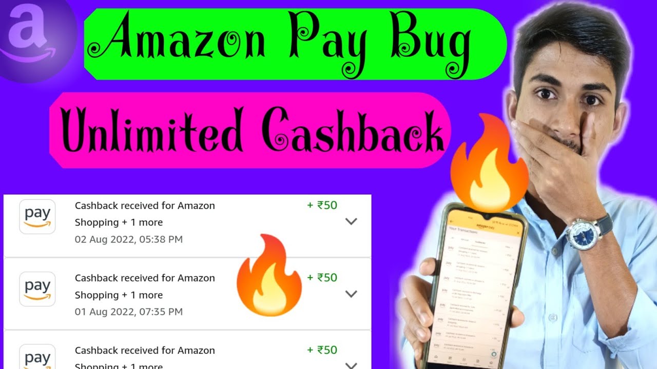 Amazon Pay Bug🔥₹50 Unlimited Cashback || Amazon New Bug Trick 🔥