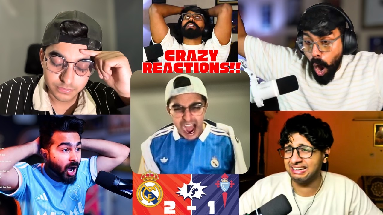 Crying BARCA Fans and HAPPY REAL MADRID Fans Reaction to REAL MADRID 2-1 CELTA VIGO | La Liga