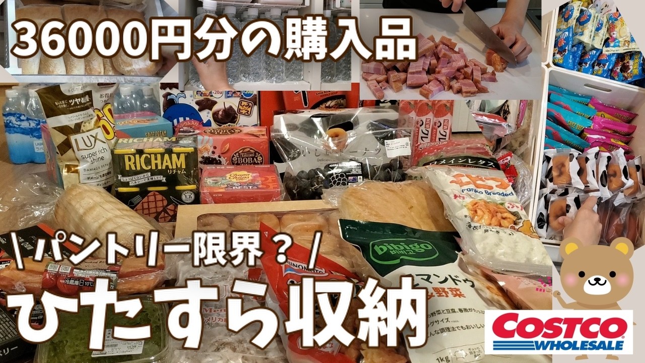【コストコ購入品】初購入の商品～定番までいろいろ買ってきた！全部収納していくよ！