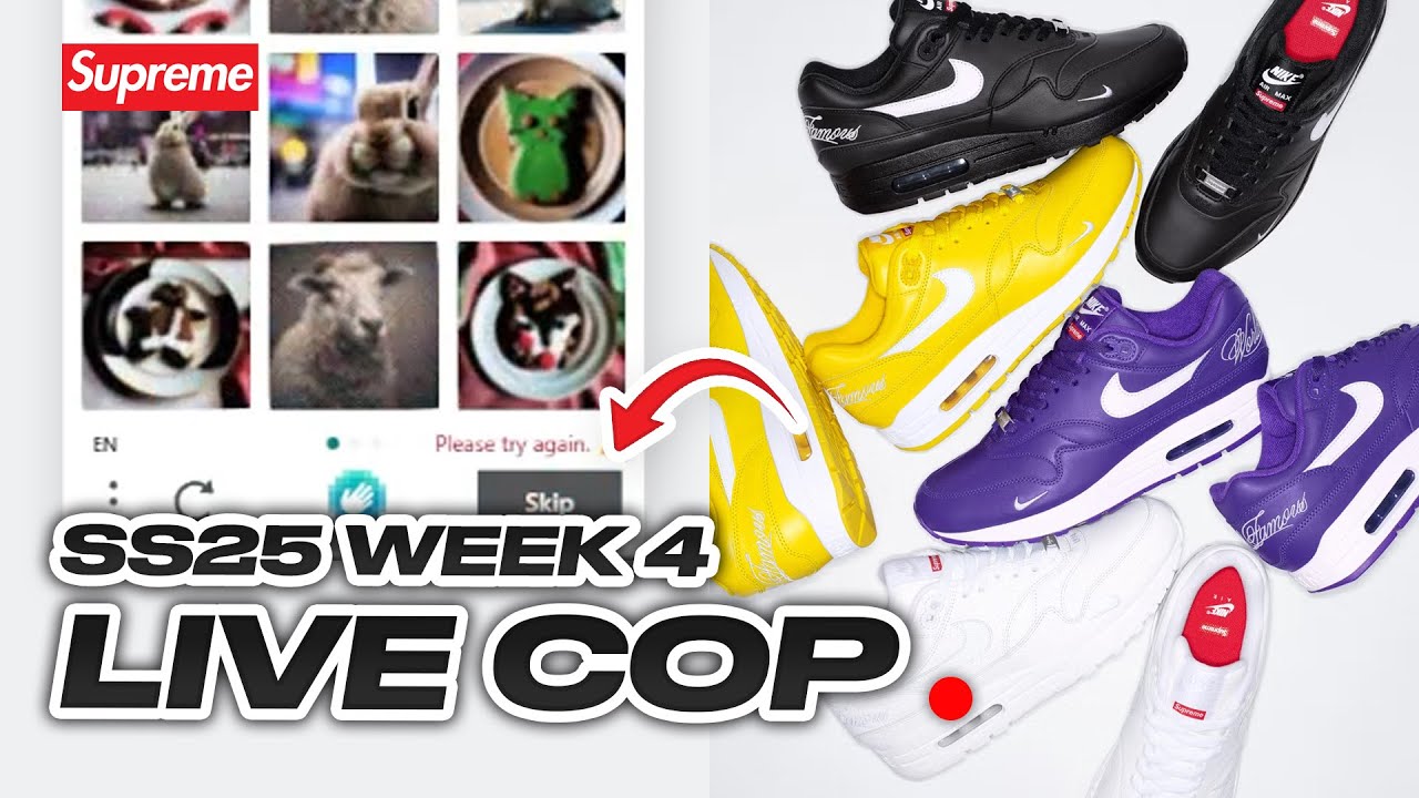 Supreme SS25 Week 4 Live Cop: This Might Be The Worst Drop I Have Ever Had... 😭