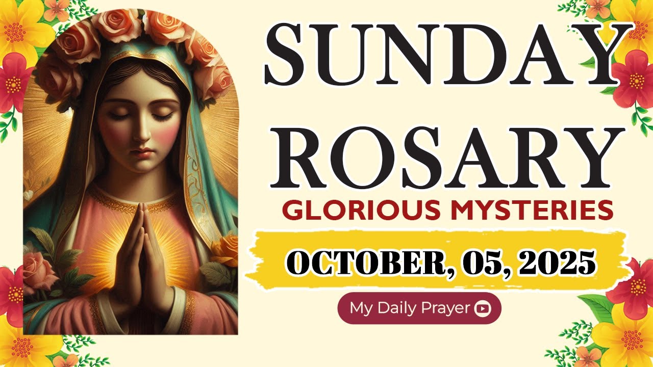 HOLY ROSARY SUNDAY 🟠 GLORIOUS MYSTERIE OF THE ROSARY🌹OCTOBER 05  2025🌹PROVISION AND BLESSINGS