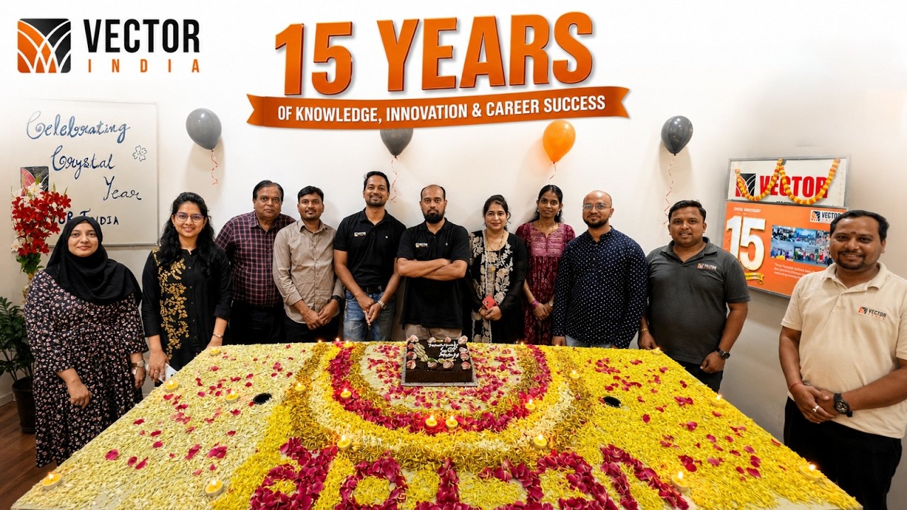 Celebrating 15 Years of Excellence | Vector India Bangalore Branch Anniversary