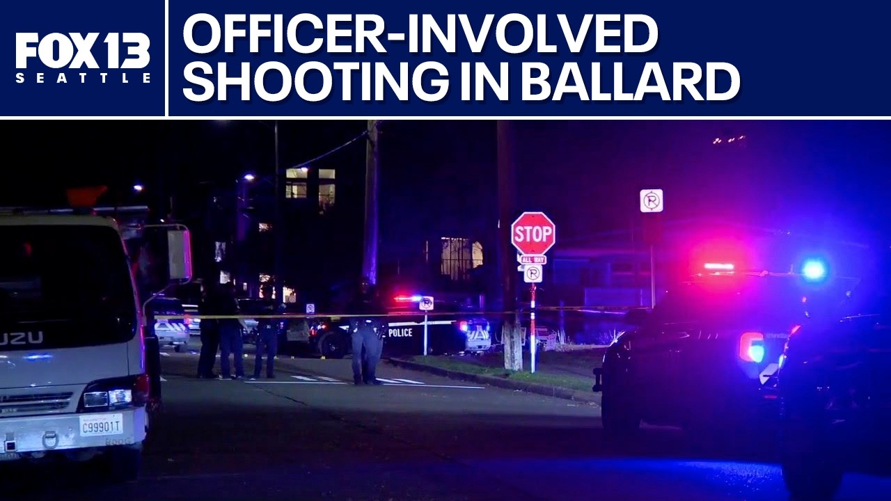 Officer injured, suspect critically wounded in Ballard shooting | FOX 13 Seattle