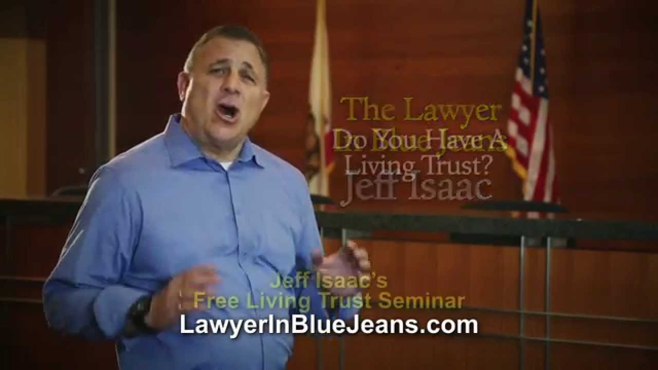 Free Living Trust Seminar in San Diego - Lawyer in Blue Jeans