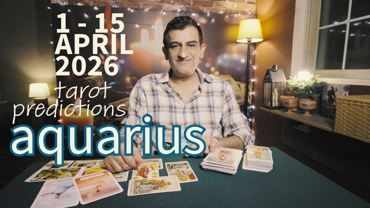 AQUARIUS - 1 - 15 APRIL 2026 - What will happen☕️psychic love tarot