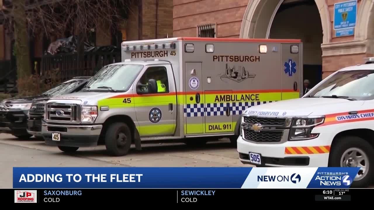Pittsburgh city leaders discuss how donation money will be spent on emergency vehicle fleet