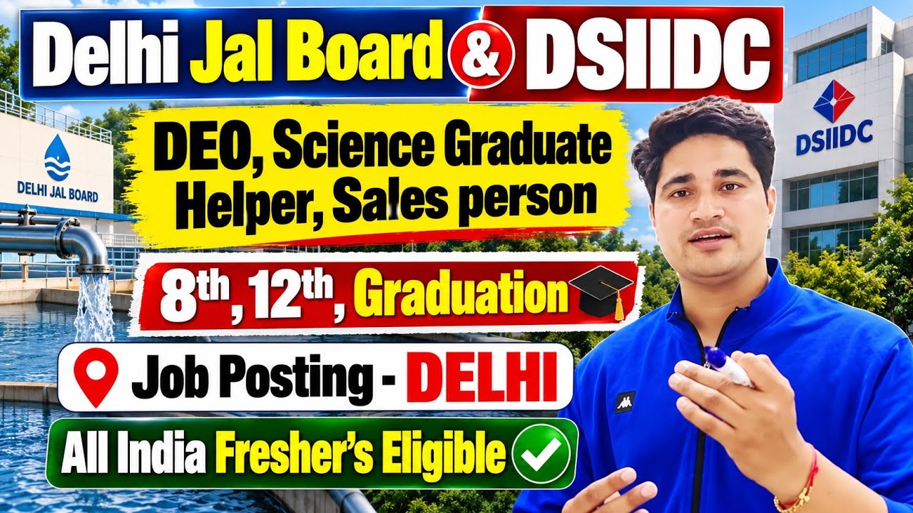 🔥 Delhi Job - 10th, 12th, Graduation Pass 🔥 All India Eligible ✅ ICSIL Recruitment 2026