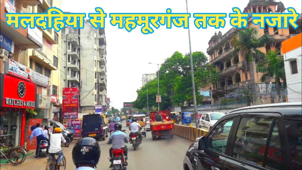 Maldahiya To Mahmoorgung Bike Ride  ! Varanasi City Ride  ! Maldahiya Chauraha Varanasi ! Varanasi