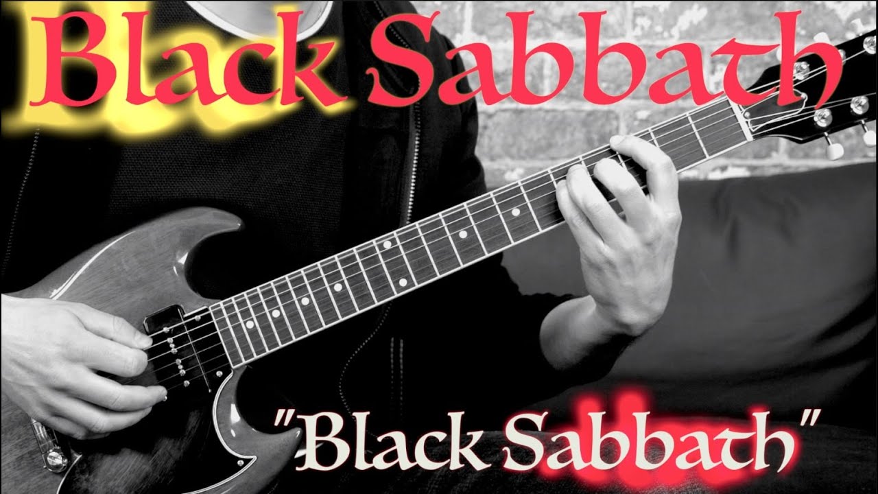Black Sabbath — «Black Sabbath» — урок игры на метал-гитаре (с табулатурами)