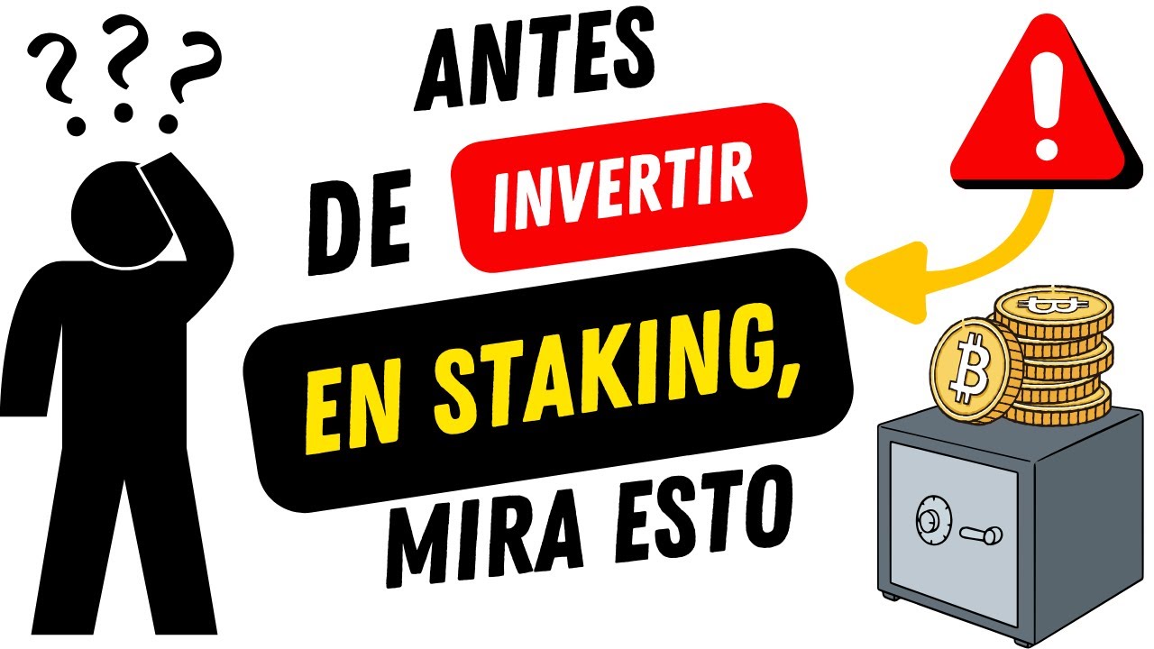 🤔 &iquest;Qu&eacute; es STAKING? C&oacute;mo funciona el STAKING de CRIPTOMONEDAS desde CERO . EXPLICACI&Oacute;N FACIL