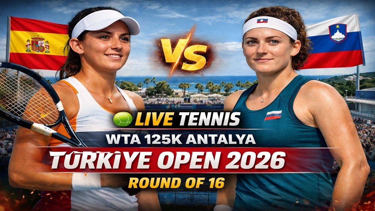 Leyre Romero Gormaz vs Tamara Zidansek 🎾LIVE TENNIS WTA 125K ANTALYA TURKIYE OPEN 2026 | Round Of 16