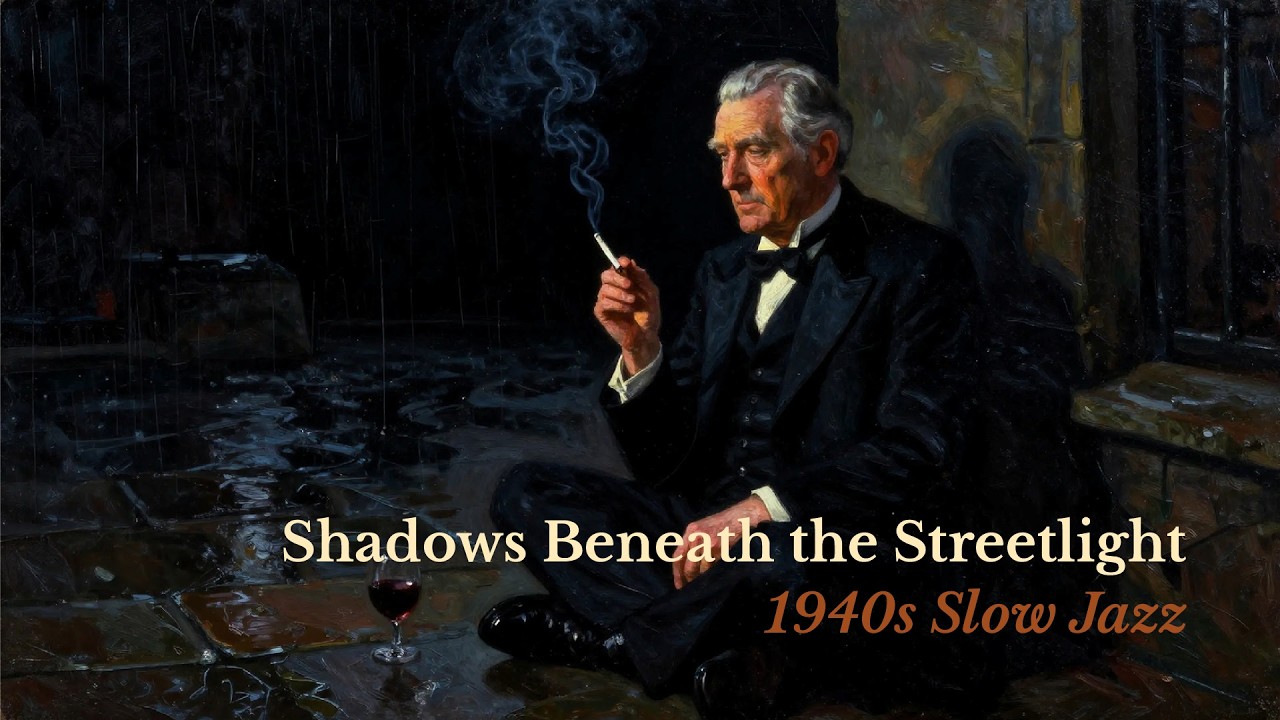 Shadows Beneath the Streetlight | 1940s Jazz Radio