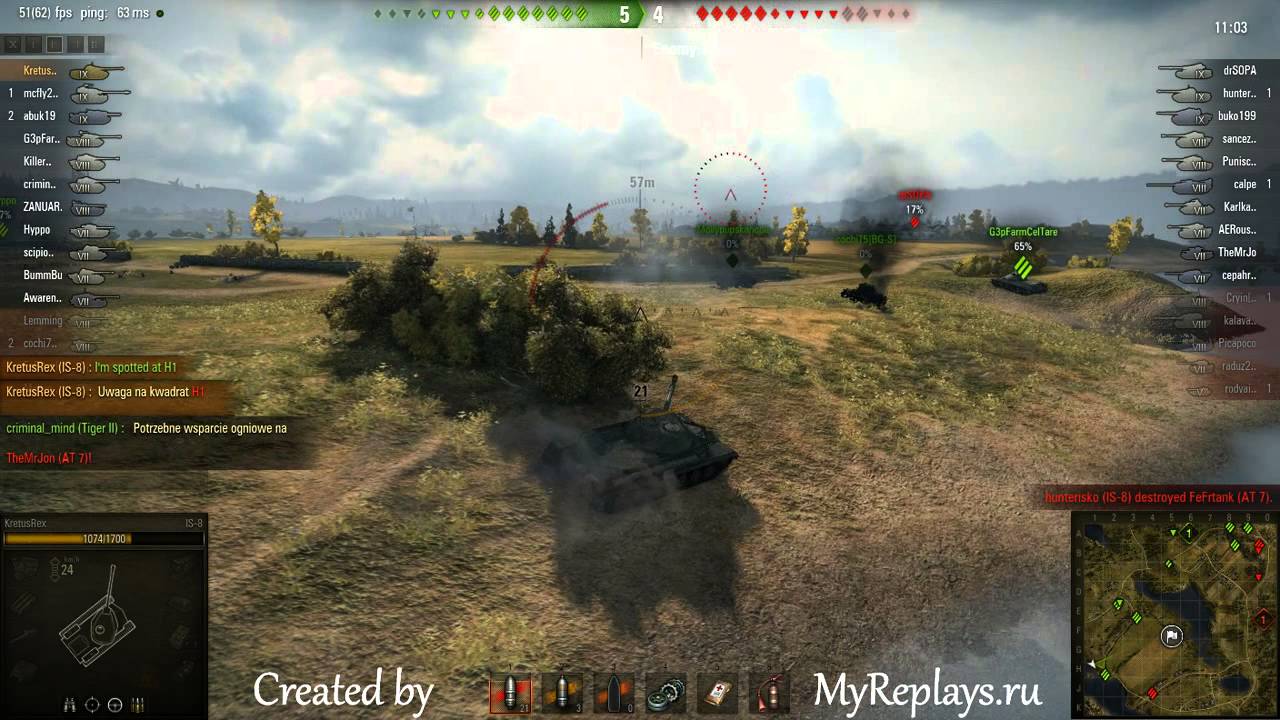 WOT: Malinovka - IS-8