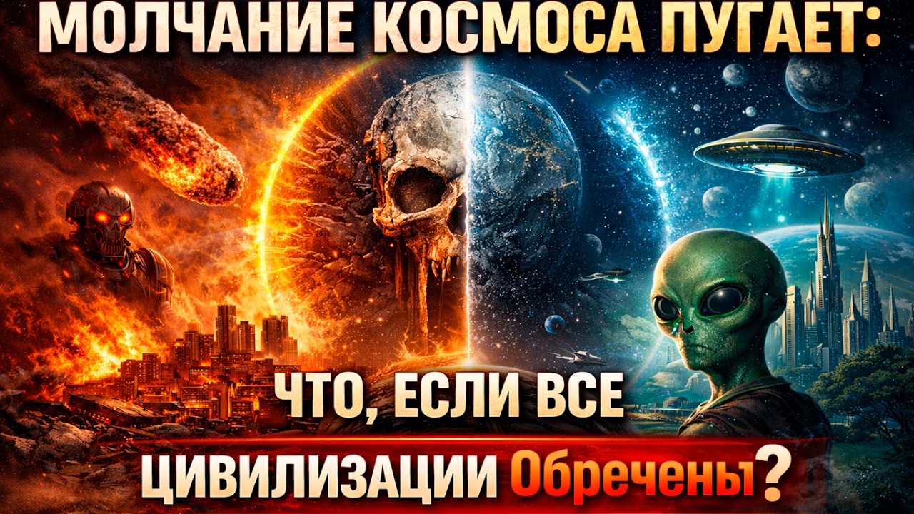 Почему Вселенная молчит? Великий Фильтр и шанс выжить в XXI веке