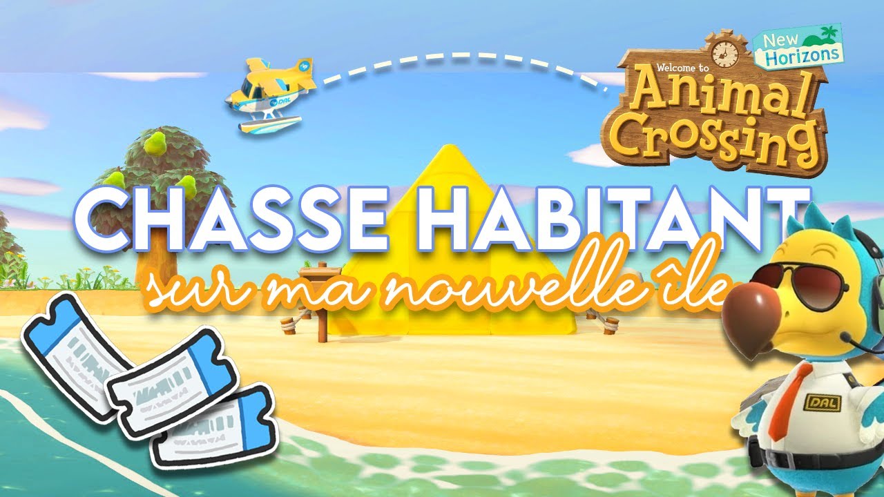 CHASSE À L'HABITANT SUR SARABI (épisode 4) 🌴 - ANIMAL CROSSING NEW HORIZONS