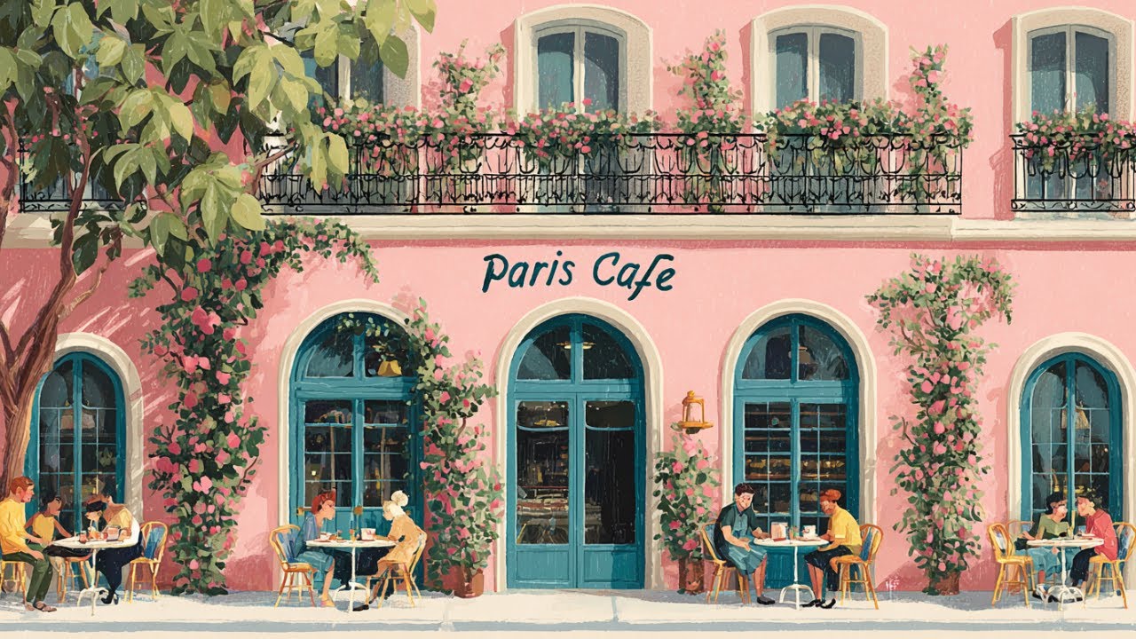 A Peaceful Day in Paris 🌼 French Jazz Instrumental | Cozy Ambience