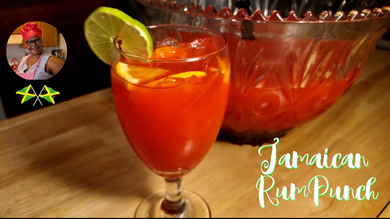 Jamaican Rum punch. A drink for the season