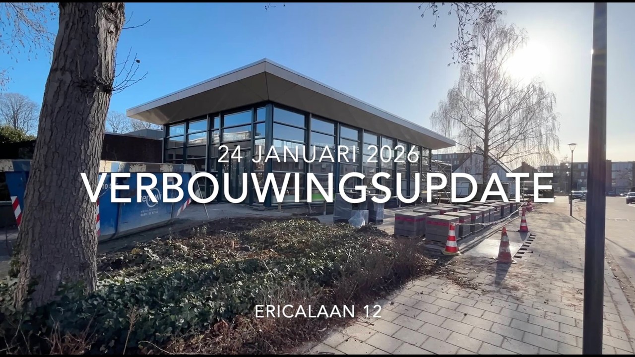 Verbouwingsupdate Ericalaan 12 - 24 januari 2026