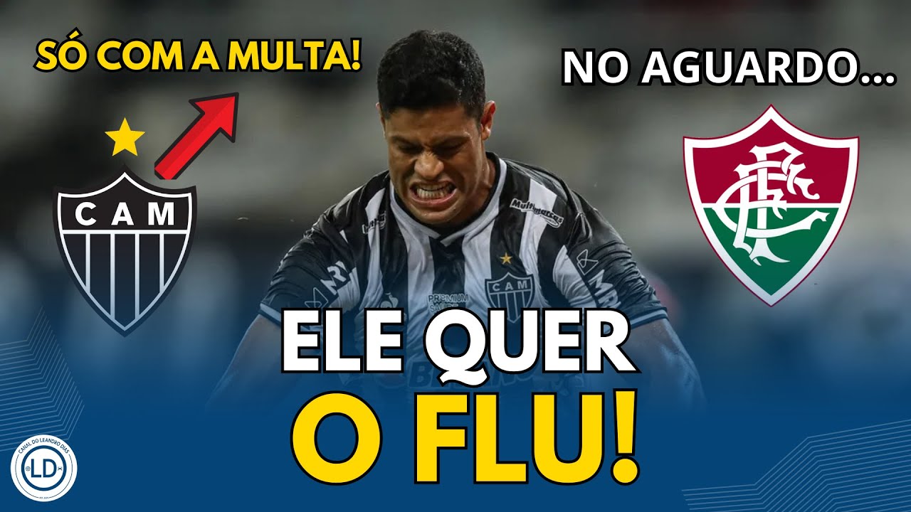 🚨HULK FORÇA A RESCISÃO PARA JOGAR NO FLUMINENSE!