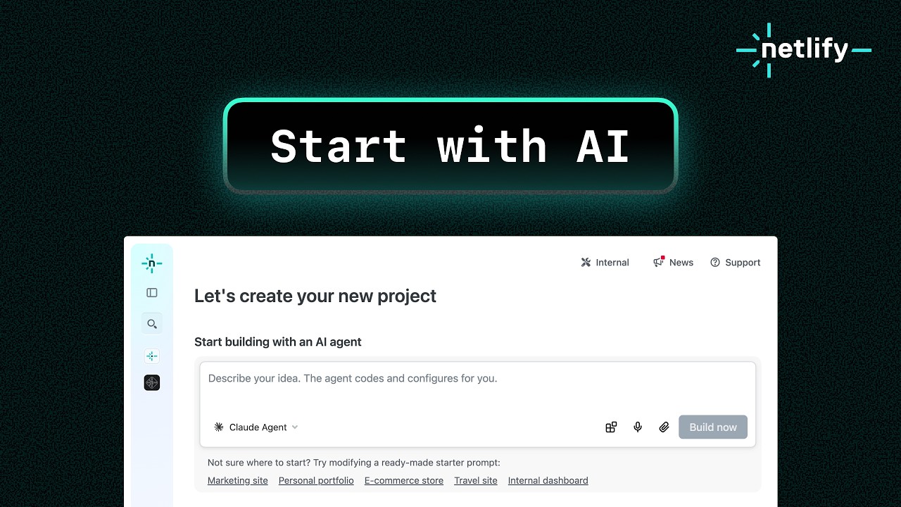 Запустите проект Netlify из командной строки.