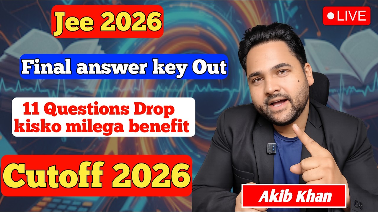 JEE Mains 2026 January Final Answer Key OUT | Result Date, Cutoff & Rank Analysis | 9star Academy