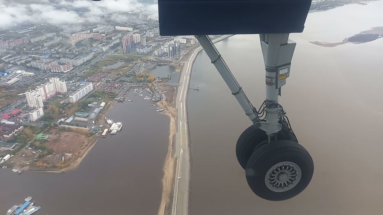 посадка в аэропорту Хабаровск